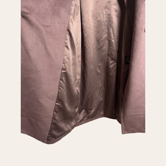 Badgley Mischka Women's Trinity Wool Blend Epaulette Double Breasted Coat Size S - Picture 4 of 12